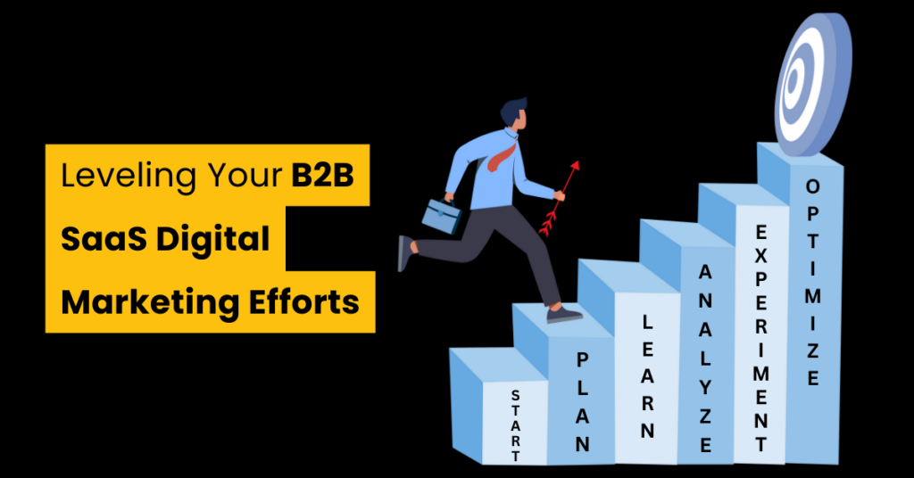Leveling your B2B SaaS digital marketing efforts will be a whole lot easier with this guide. 