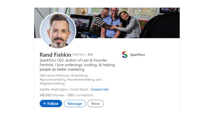 Number 7 on our list of the top 10 leading SaaS influencers you need to know in 2023 - Rand Fishkin. Don't miss the other 9 need-to-know SaaS influencers and other helpful B2C SaaS marketing information.