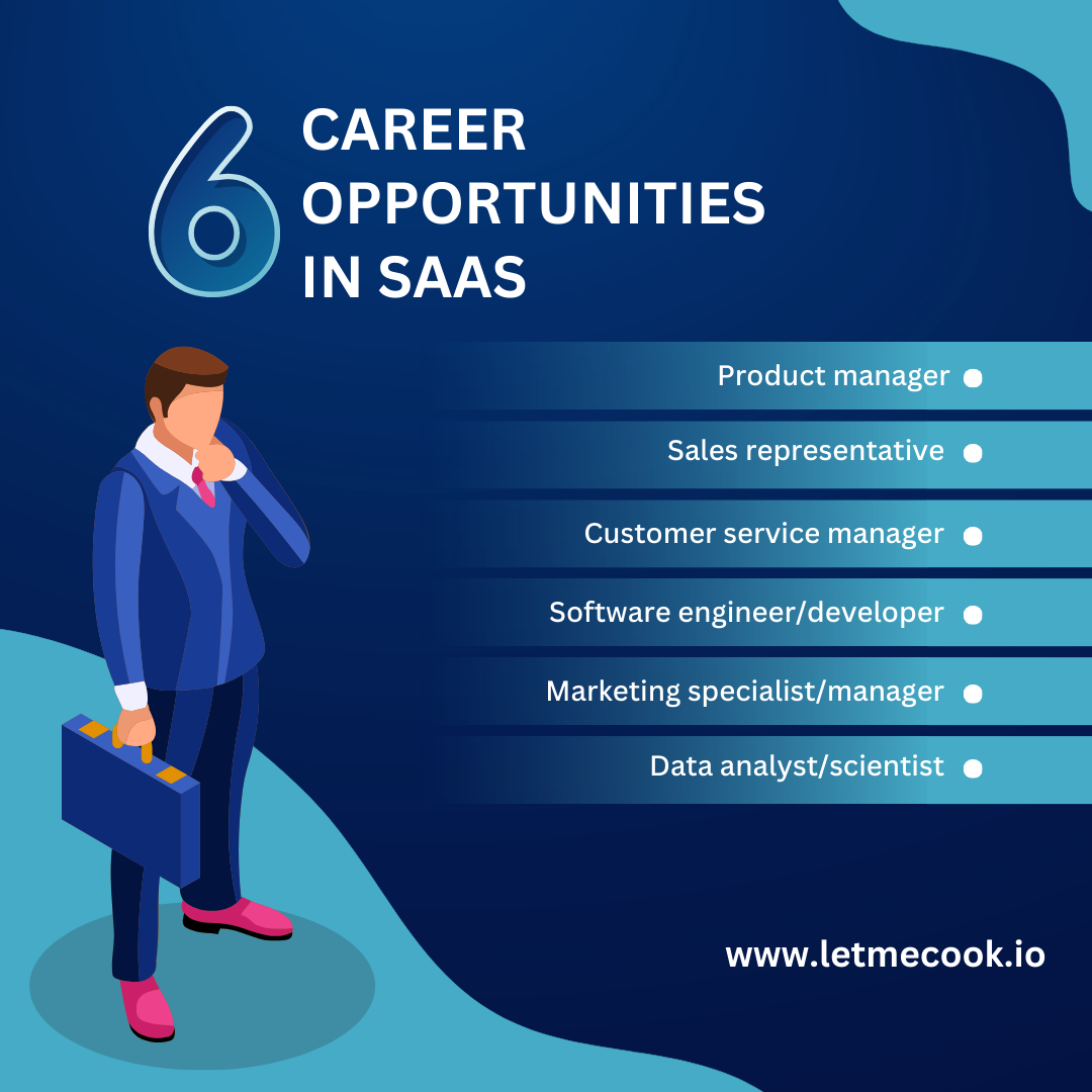 6 SaaS marketing jobs and career opportunities. Read the full SaaS crash course article for more of your learning needs.