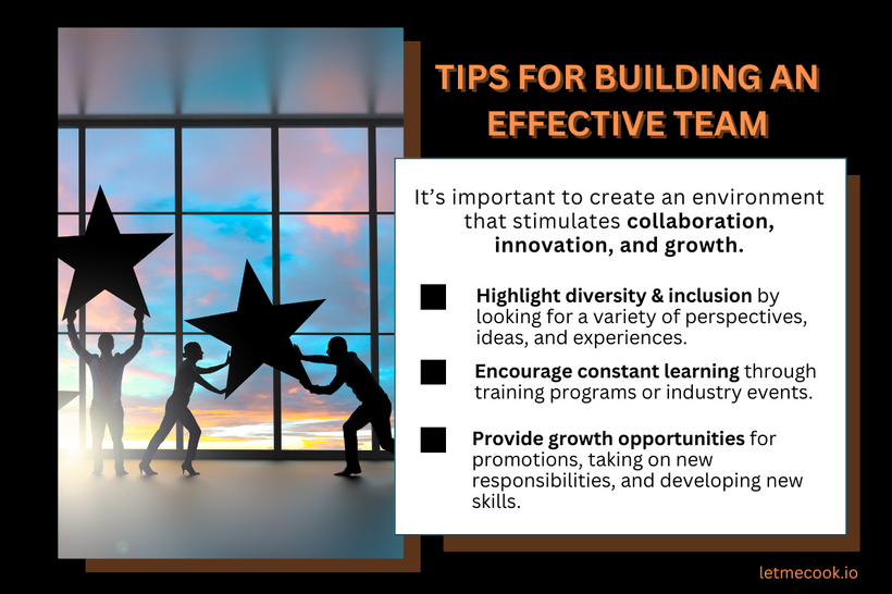 Here are 3 tips for creating a cohesive and high-performing team. Read the full article for more helpful elements to creating an effective and efficient B2B SaaS org structure.
