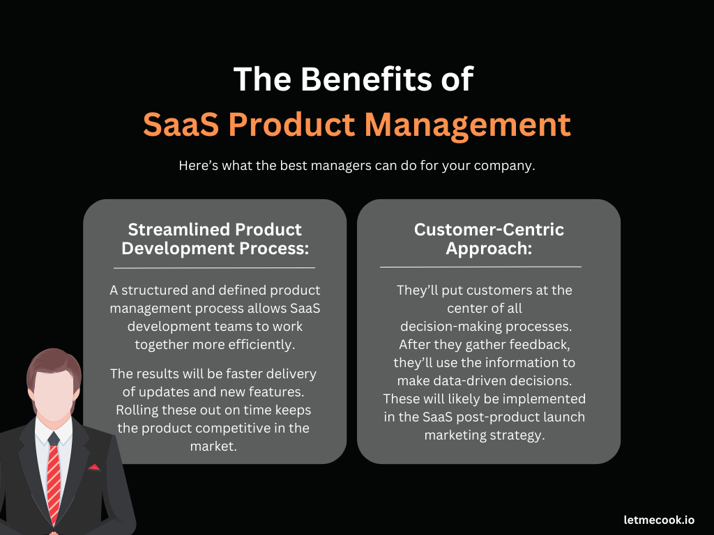 Here are the 2 main benefits of SaaS product management. If you find yourself asking, what is SaaS product management? Or, why do I need it? This article is for you.