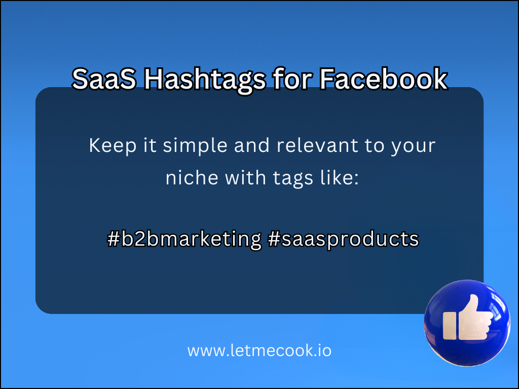 Not sure which SaaS hashtags for Facebook you need to use? These will get you started. Don't forget to read the full 2024 popular SaaS hashtags breakdown article to get the rest of your need-to-know hashtag scoop!