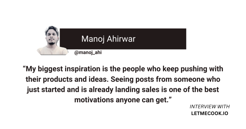 Manoj Ahirwar discusses his biggest inspiration in this interview. Don't forget to read the full post to see how he is using his company UniqueSide to help others.