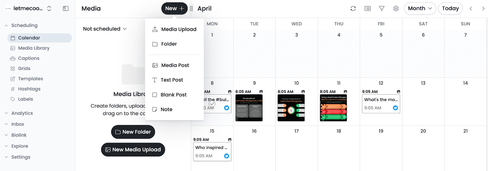 Scheduling posts with Pallyy couldn't be easier. Read the full Pallyy review to find out all about this social media management and scheduling platform.